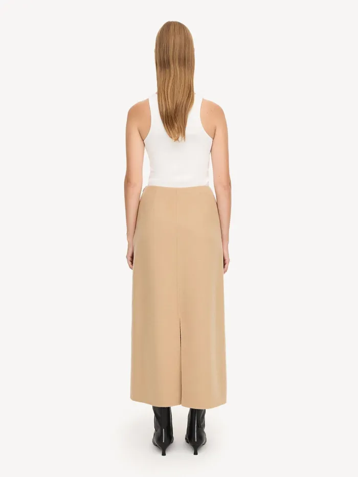 By Malene Birger Skirts Women Palomie Midi Skirt Dark Sand