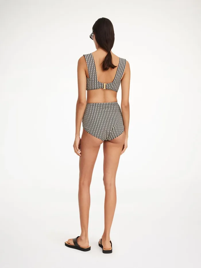 By Malene Birger Swimwear Women Belira Bikini Top Black Monogram