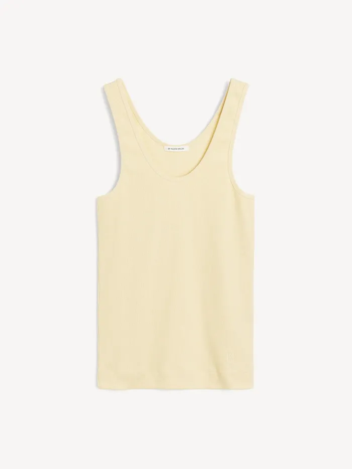 By Malene Birger Tops and Blouses Women Anisa Organic Cotton Tank Top Sea Mist