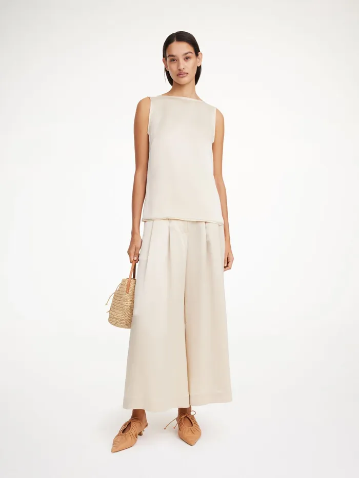 By Malene Birger Tops and Blouses Women Aubri Top Oyster Gray