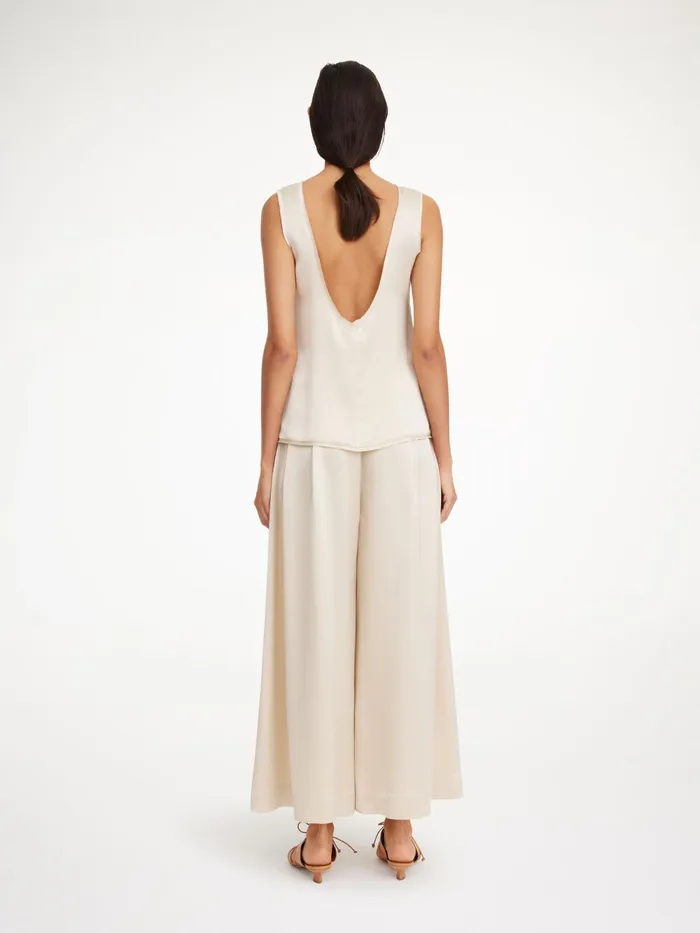 By Malene Birger Tops and Blouses Women Aubri Top Oyster Gray