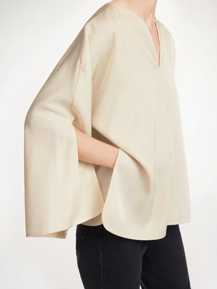 By Malene Birger Tops and Blouses Women Calias TunicStyle Blouse Vanilla Cream