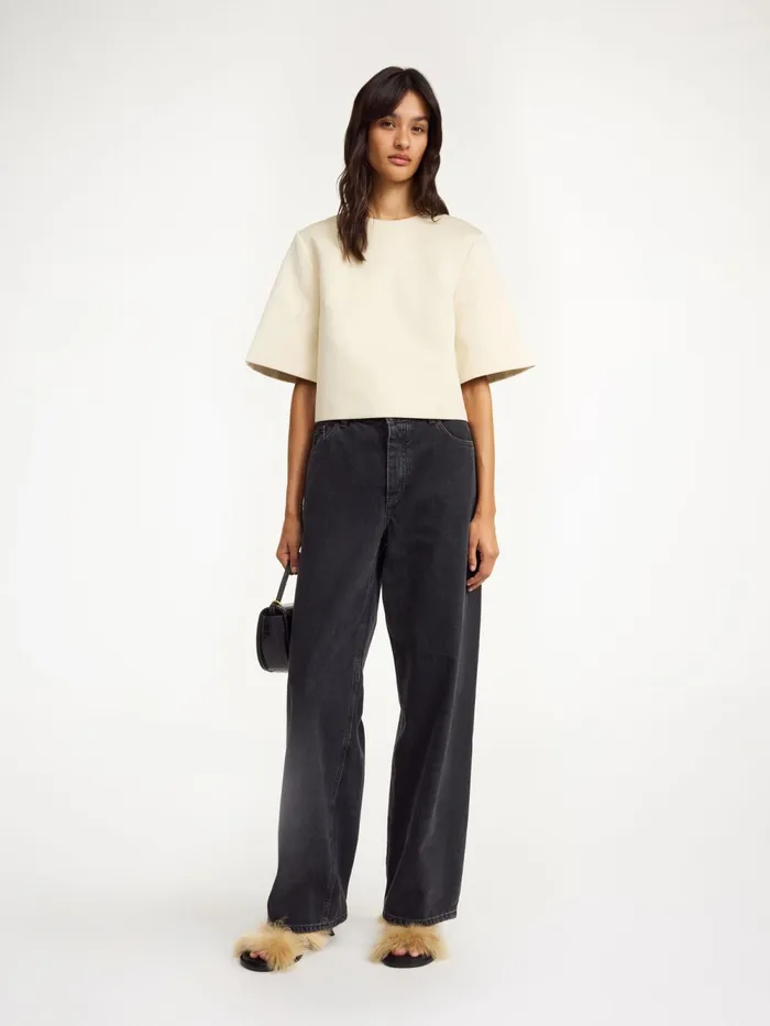 By Malene Birger Tops and Blouses Women Hania Top Oyster Gray