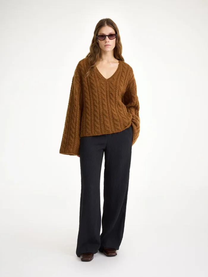 By Malene Birger Trousers Women Darja WideLeg Trousers Black