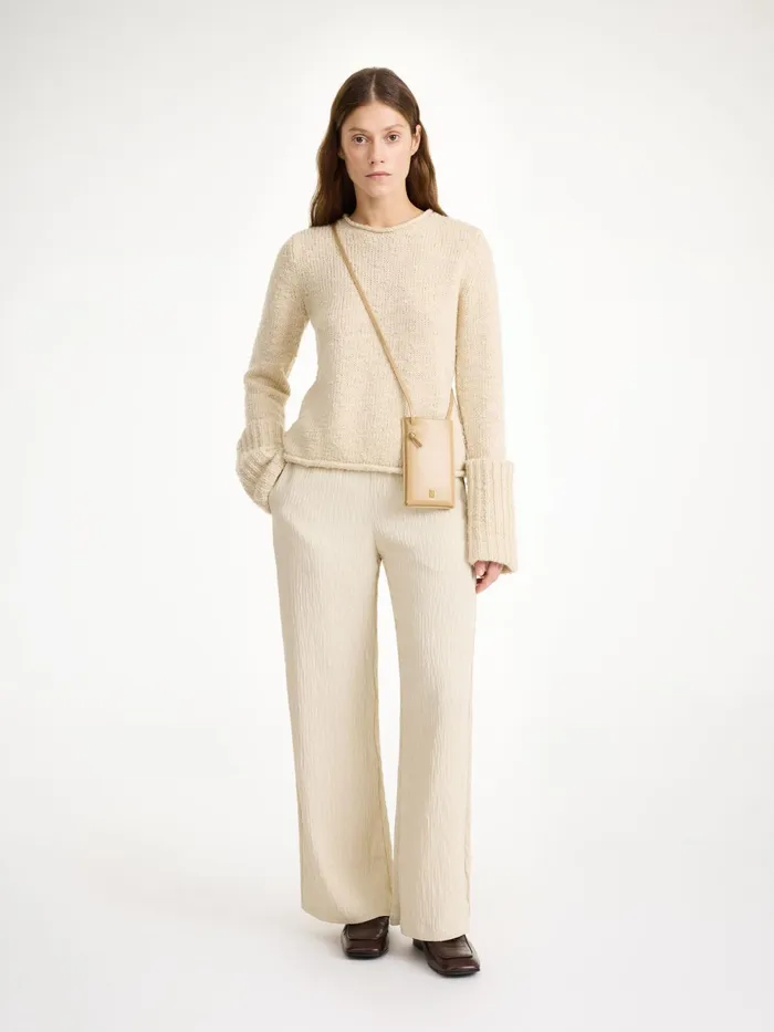 By Malene Birger Trousers Women Darja WideLeg Trousers Oyster Gray