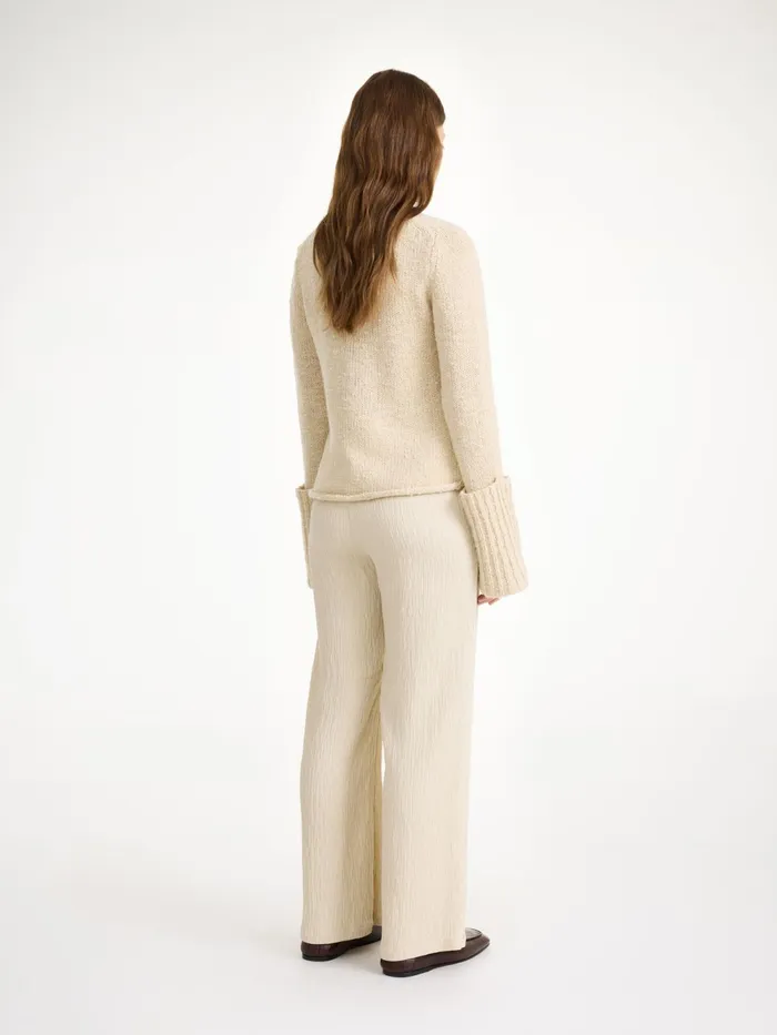 By Malene Birger Trousers Women Darja WideLeg Trousers Oyster Gray
