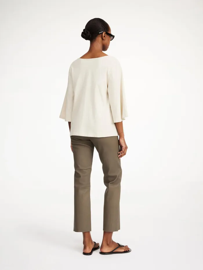 By Malene Birger Trousers Women Florentina Leather Trousers Shitake