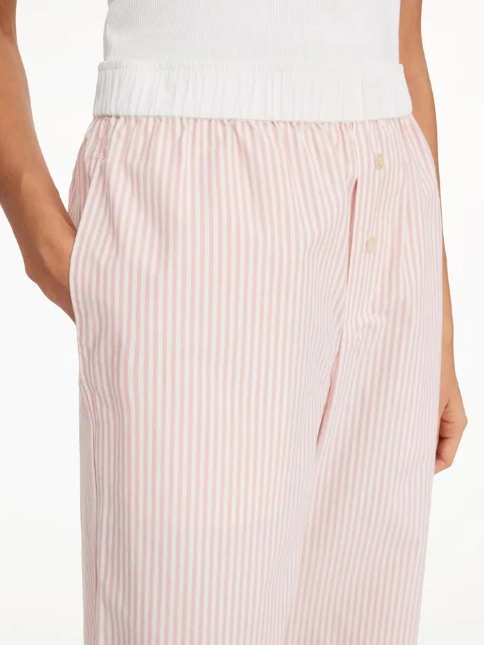 By Malene Birger Trousers Women Helsy Organic Cotton Trousers Skinny Stripe Diva