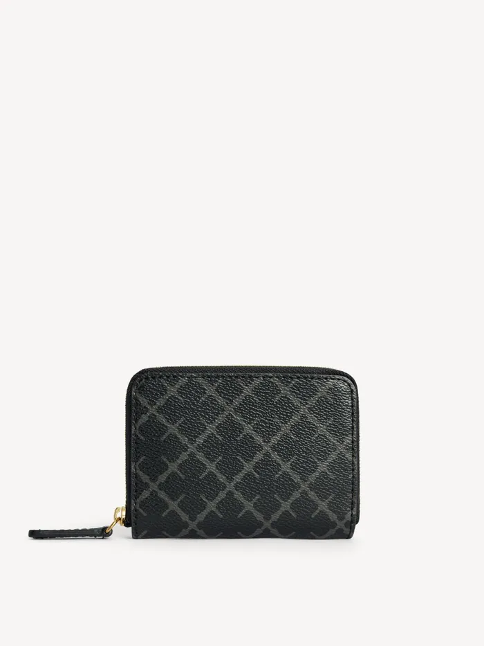 By Malene Birger Wallets and Cardholders Women Elia Printed Coin Purse Charcoal