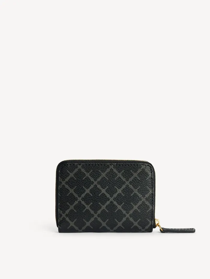 By Malene Birger Wallets and Cardholders Women Elia Printed Coin Purse Charcoal