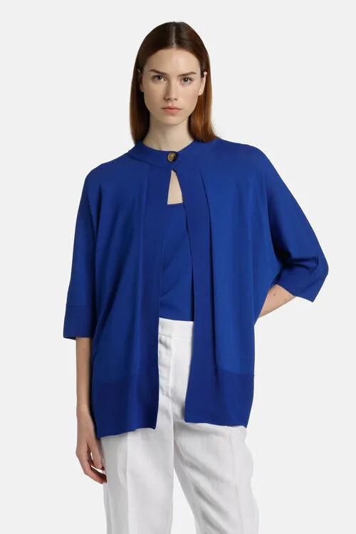 Cardigan Women Casseruola Casseruola Bluette Luisa Spagnoli