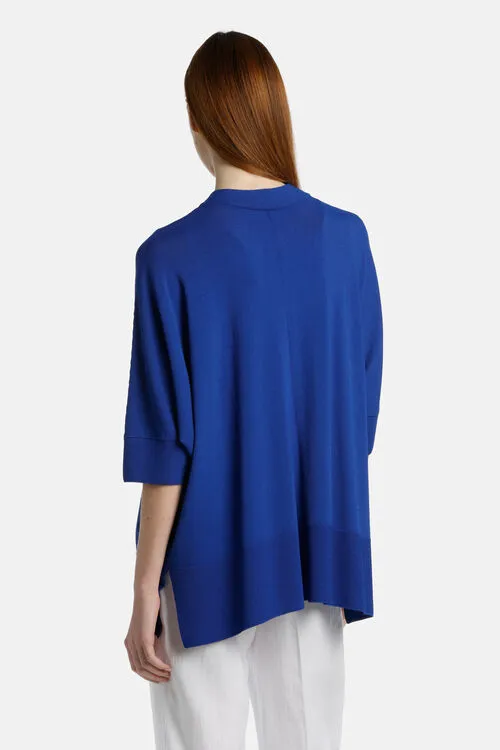 Cardigan Women Casseruola Casseruola Bluette Luisa Spagnoli Cardigan Women Casseruola Casseruola Bluette Luisa Spagnoli