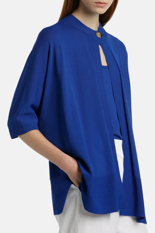 Cardigan Women Casseruola Casseruola Bluette Luisa Spagnoli Cardigan Women Casseruola Casseruola Bluette Luisa Spagnoli