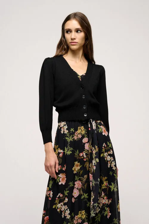 Cardigan Women Luisa Spagnoli Ciambella Ciambella Black