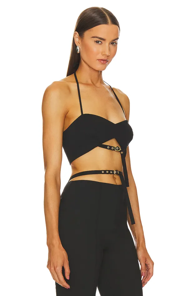 Charlize Top Black Women Lovers and Friends Tops Charlize Top Black Women Lovers and Friends Tops