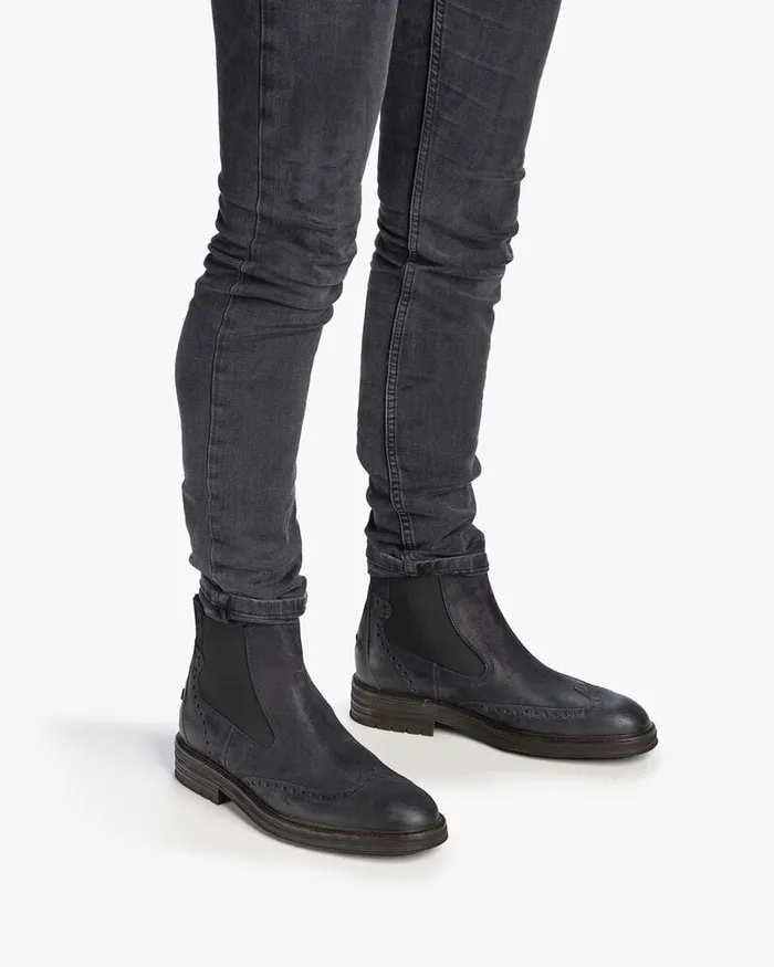 Chelsea Boots Men Floris Van Bommel De Zeker 0200 Suede