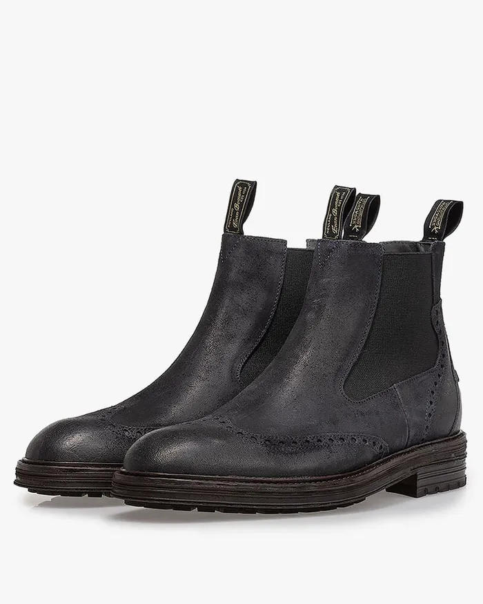 Chelsea Boots Men Floris Van Bommel De Zeker 0200 Suede