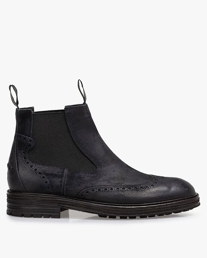 Chelsea Boots Men Floris Van Bommel De Zeker 0200 Suede