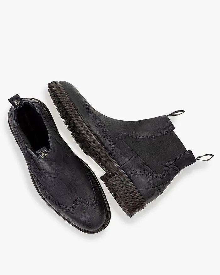 Chelsea Boots Men Floris Van Bommel De Zeker 0200 Suede