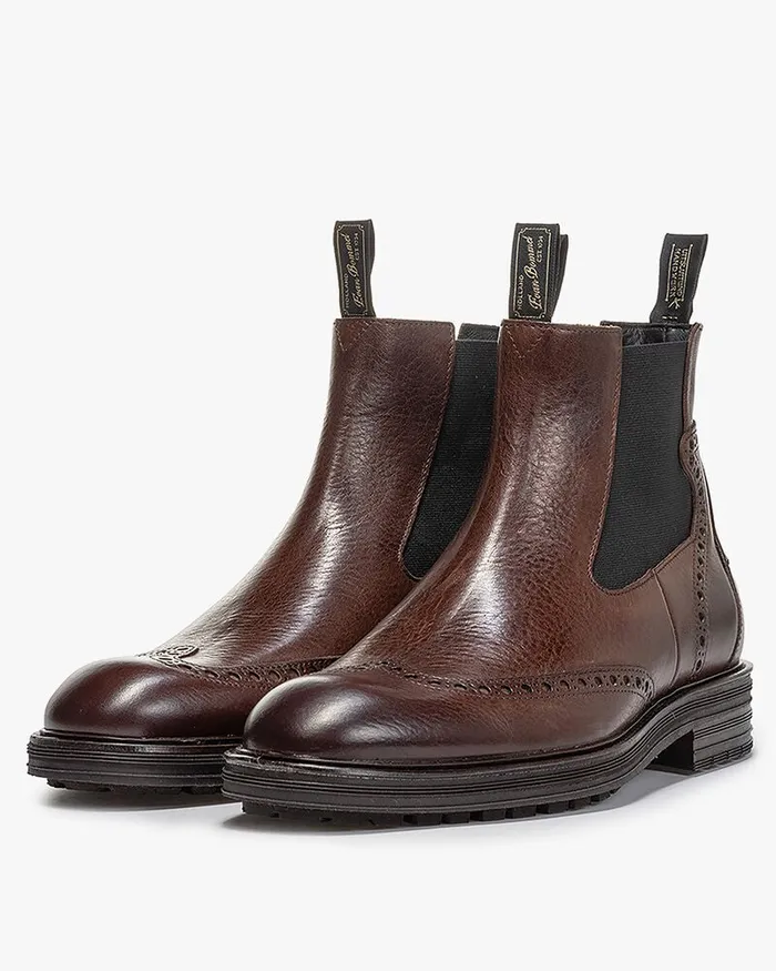 Chelsea Boots Men Floris Van Bommel De Zeker 0203 Printedleather