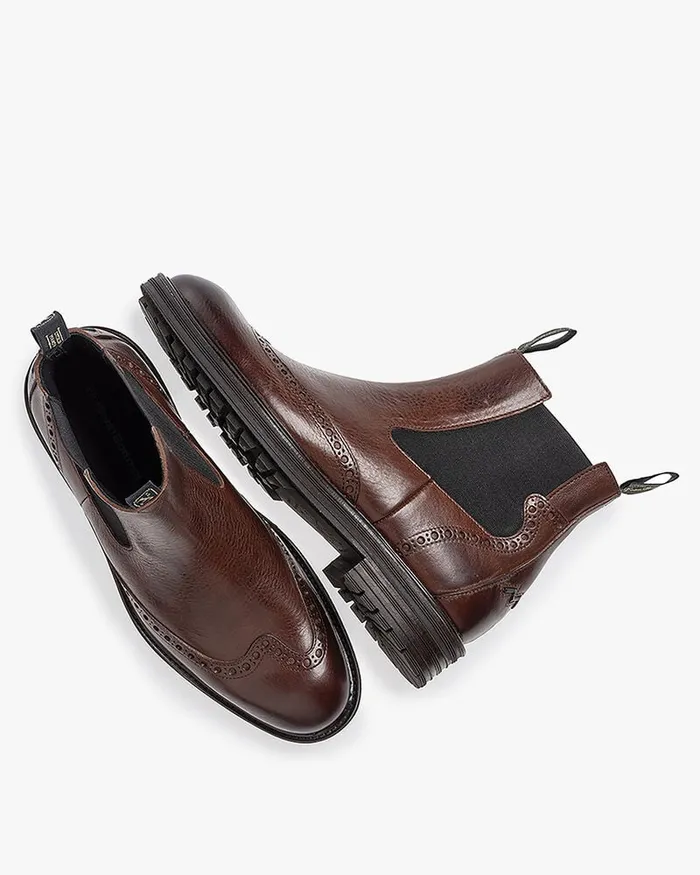 Chelsea Boots Men Floris Van Bommel De Zeker 0203 Printedleather
