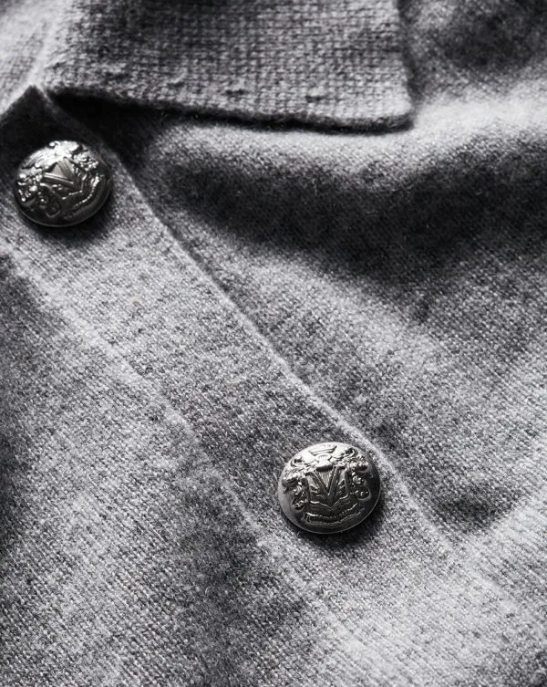 Cheshire Cashmere Cardigan Heather Grey Women Veronica Beard Sweaters Cheshire Cashmere Cardigan Heather Grey Women Veronica Beard Sweaters