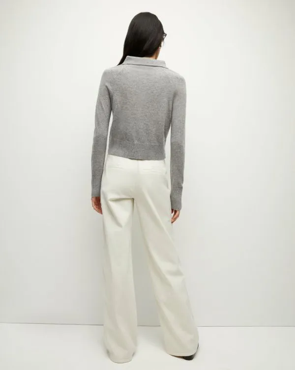 Cheshire Cashmere Cardigan Heather Grey Women Veronica Beard Sweaters Cheshire Cashmere Cardigan Heather Grey Women Veronica Beard Sweaters