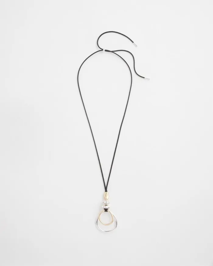 Chico039s Everyday Jewelry Adjustable Mixed Metal Necklace Mixed Metals 8211 Shoes and Accessories Chico039s Everyday Jewelry Adjustable Mixed Metal Necklace Mixed Metals 8211 Shoes and Accessories