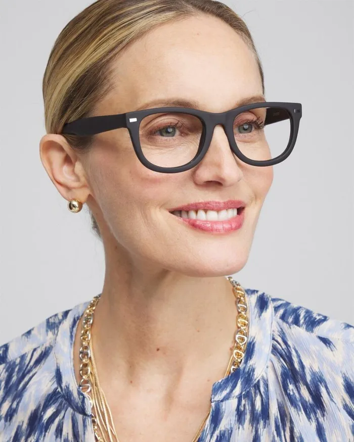 Chico039s Eyewear Matte Black Readers Black 8211 Shoes and Accessories