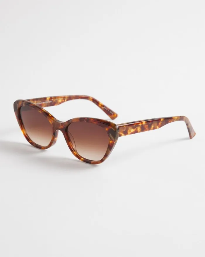 Chico039s Eyewear Small Cateye Sunglasses Tort 8211 Shoes and Accessories