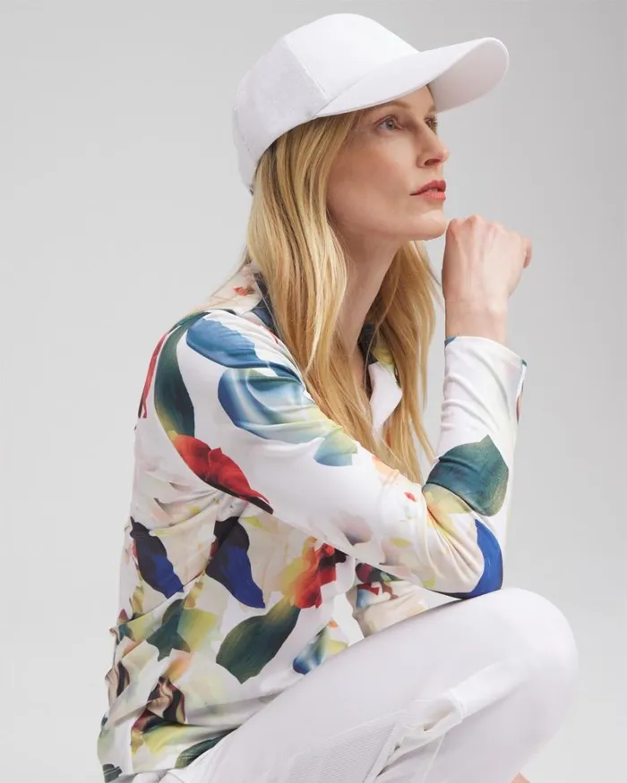 Chico039s Hats Neema Sequin Baseball Cap White 8211 Shoes and Accessories