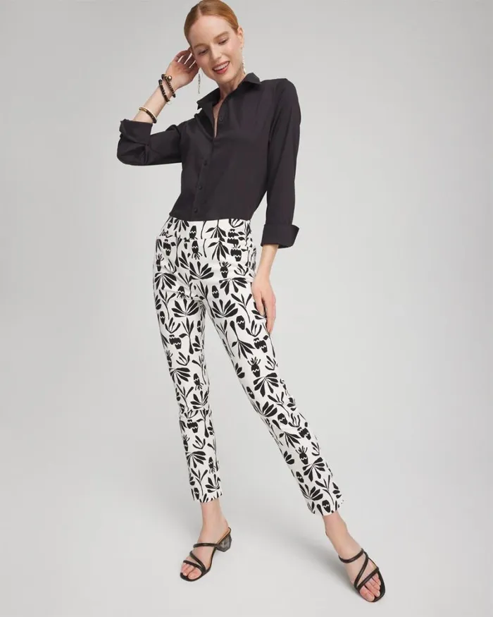 Chico039s Pants Brigitte Artisan Print Ankle Pants Alabasterblack 8211 Clothing Chico039s Pants Brigitte Artisan Print Ankle Pants Alabasterblack 8211 Clothing