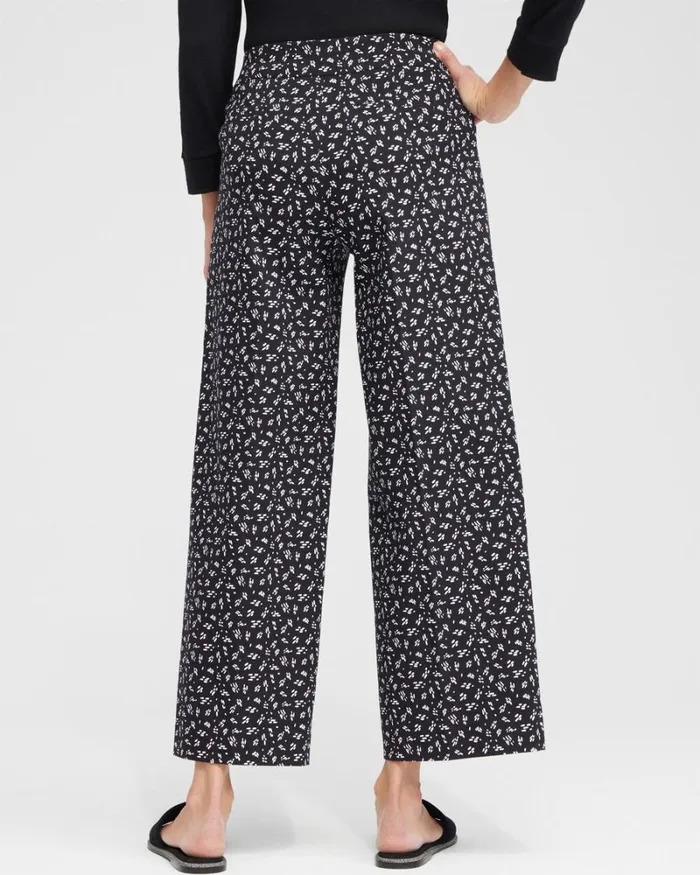 Chico039s Pants Brigitte Line Print Wide Leg Crops Blackalabaster 8211 Clothing Chico039s Pants Brigitte Line Print Wide Leg Crops Blackalabaster 8211 Clothing