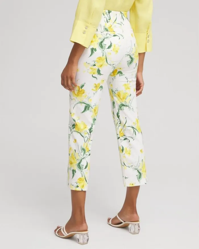 Chico039s Pants Juliet Floral Straight Cropped Pants Alabaster 8211 Clothing Chico039s Pants Juliet Floral Straight Cropped Pants Alabaster 8211 Clothing