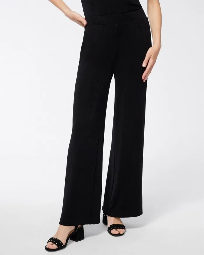 Chico039s Pants Travelers Wide Leg Pocket Pants Travelers Black 8211 Clothing