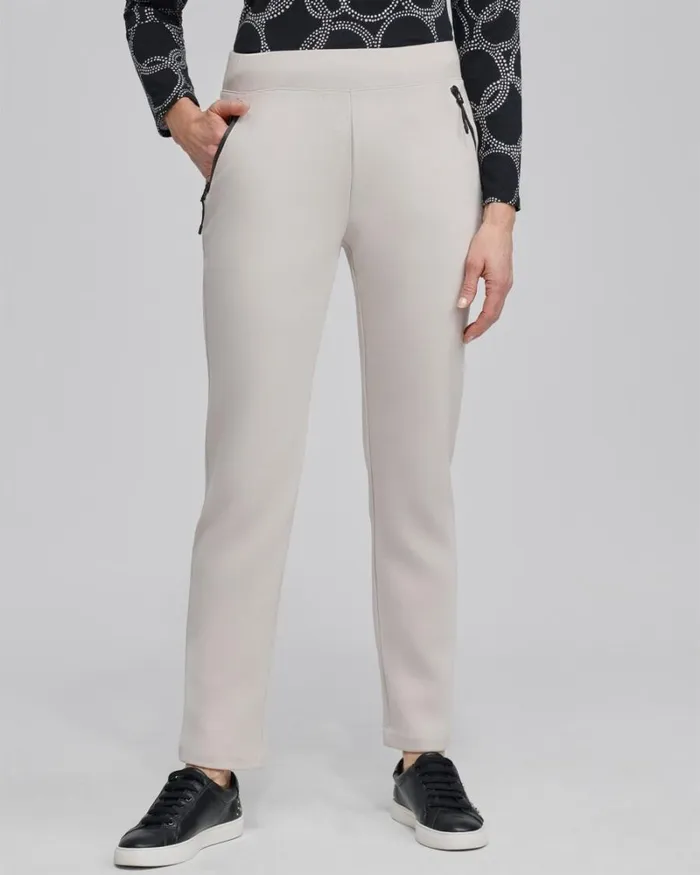 Chico039s Pants Zenergy Double Knit Pants Smokey Taupe 8211 Clothing