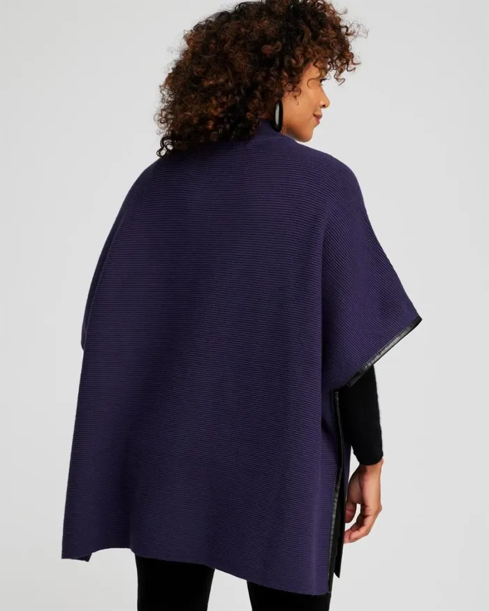 Chico039s Ponchos and Ruanas Zip Front Ruana Dewberry 8211 Shoes and Accessories Chico039s Ponchos and Ruanas Zip Front Ruana Dewberry 8211 Shoes and Accessories