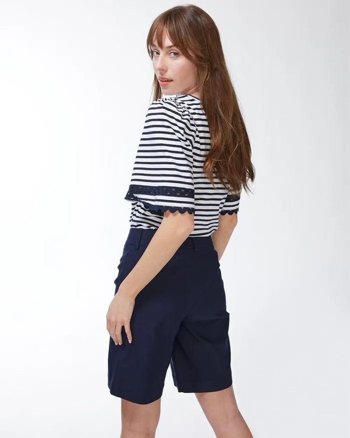 Chico039s Shorts Trapunto Shorts Alabaster 8211 Clothing
