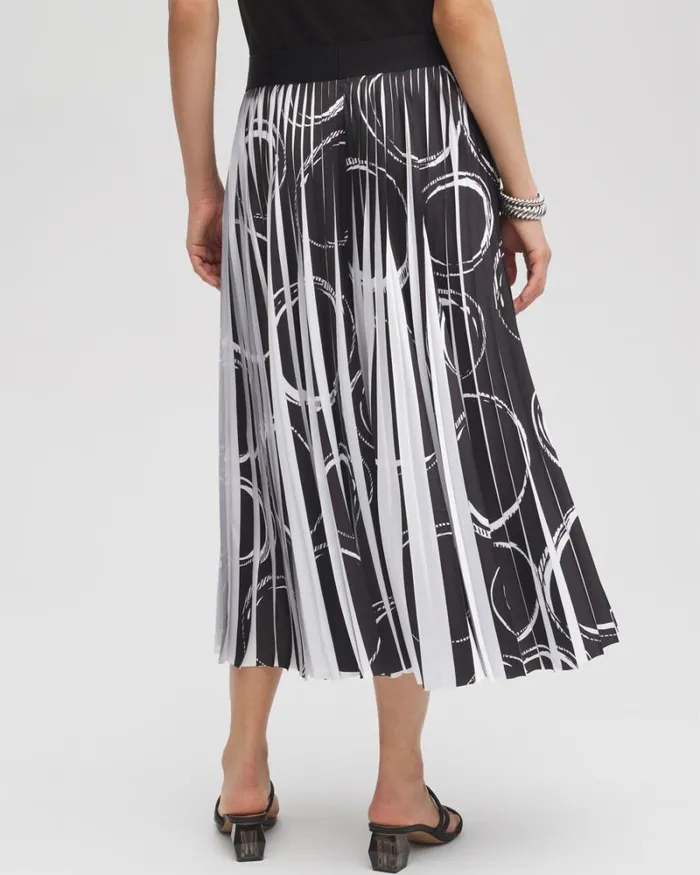 Chico039s Skirts Black Label Bubbles Pleated Skirt Alabasterblack 8211 Clothing Chico039s Skirts Black Label Bubbles Pleated Skirt Alabasterblack 8211 Clothing