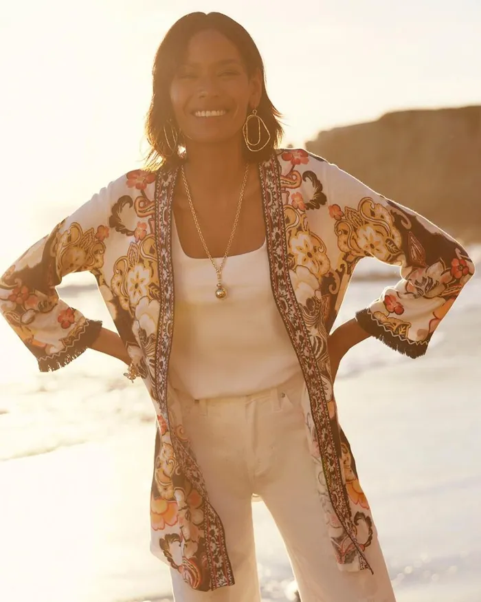 Chico039s Sweaters Linen Blend Floral Fringe Cardigan Classic Navy 8211 Clothing Chico039s Sweaters Linen Blend Floral Fringe Cardigan Classic Navy 8211 Clothing