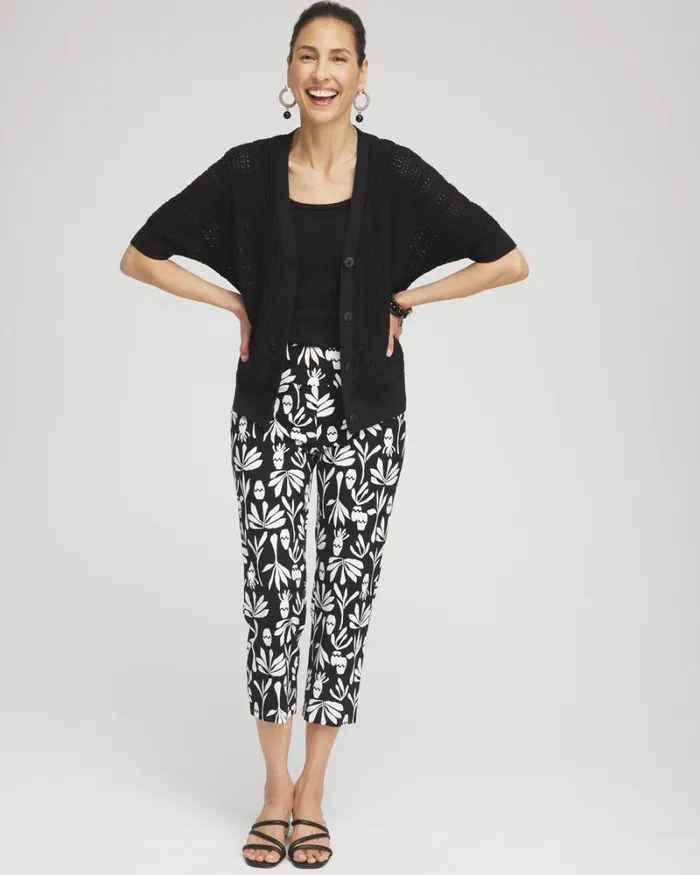 Chico039s Sweaters Pointelle Tank Black 8211 Clothing