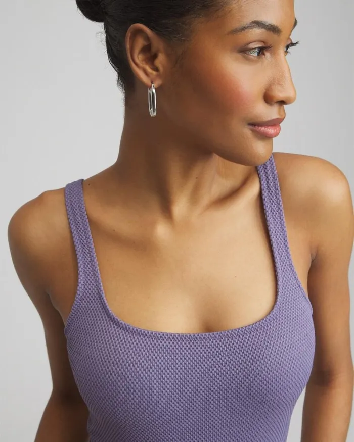 Chico039s Swim Gottex Sensual Simplicity Square Neck One Piece Swimsuit Purple 8211 Clothing Chico039s Swim Gottex Sensual Simplicity Square Neck One Piece Swimsuit Purple 8211 Clothing