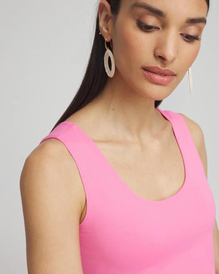 Chico039s Tops Microfiber Tank Watermelon Punch 8211 Clothing