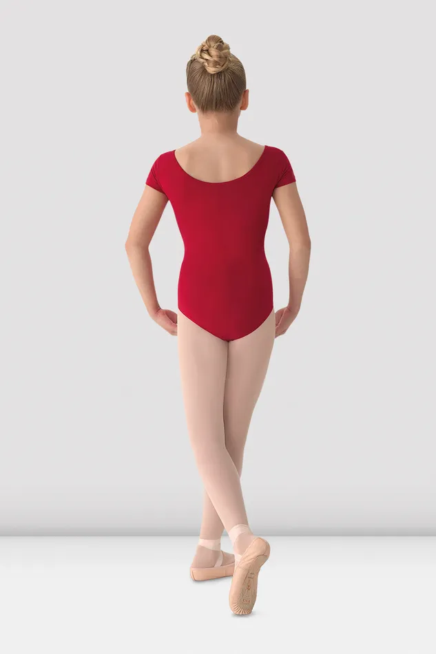 Children Basics Bloch Girls Mirella Classic Short Sleeve Leotard Garnet Children Basics Bloch Girls Mirella Classic Short Sleeve Leotard Garnet