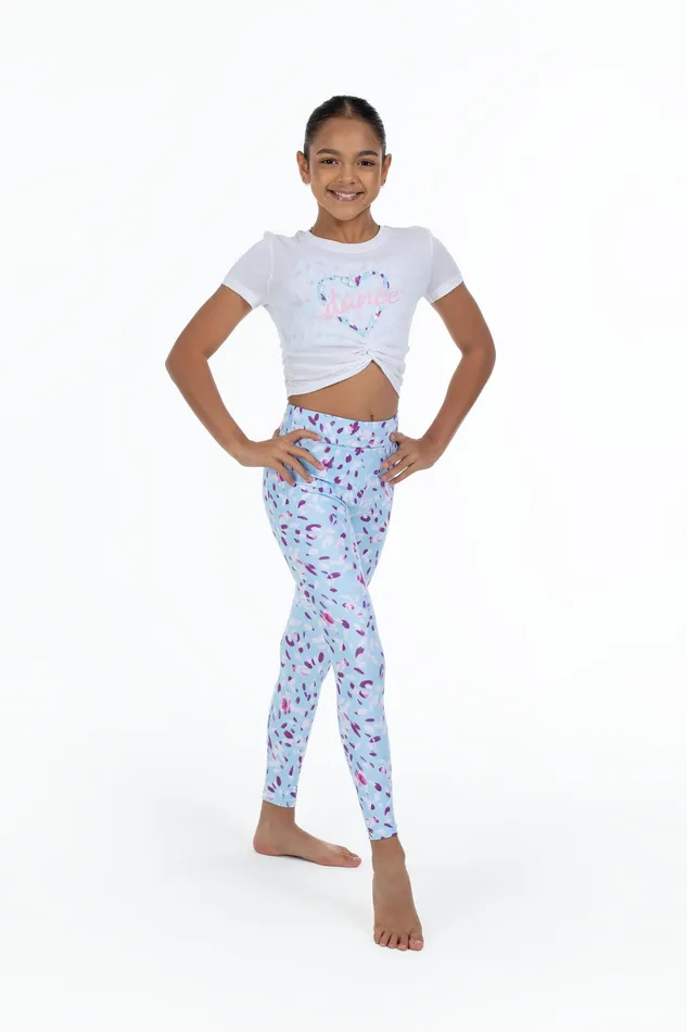 Children Bloch Bloch X Flo Active Twist Front Tee White Tops