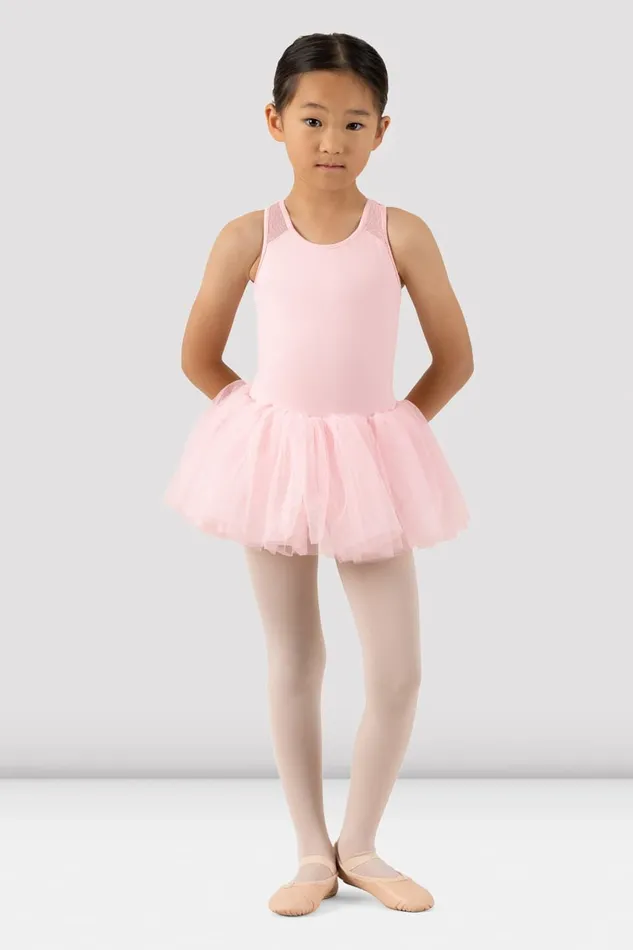 Children Girls Gabrielle Tank Tutu Dress Candy Pink Performance Bloch