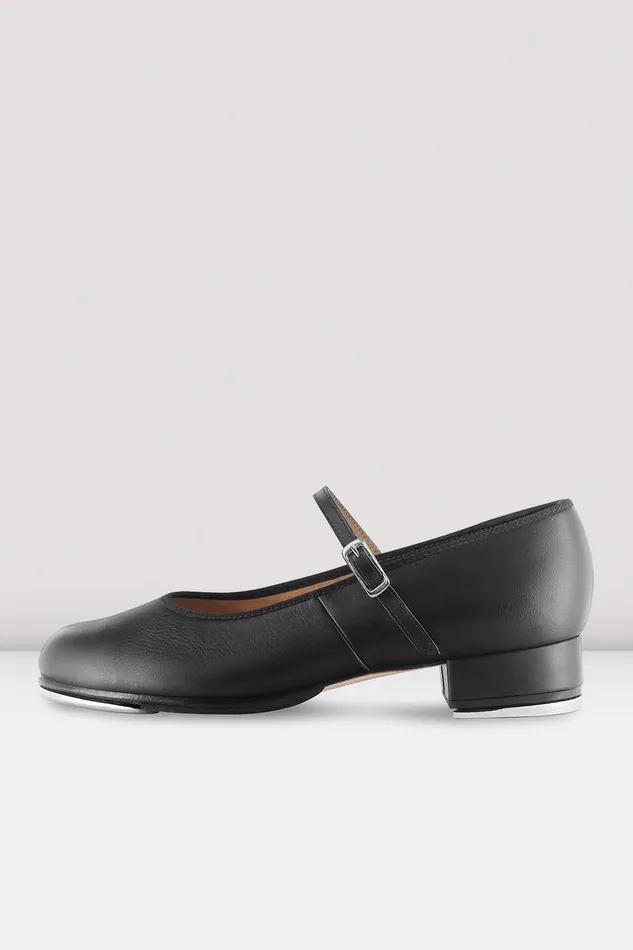 Childrens TapOn Leather Tap Shoes Black Leather Tap Bloch Children