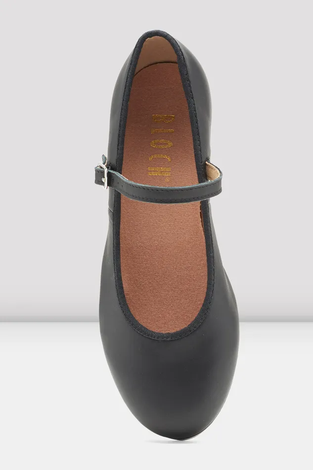 Childrens TapOn Leather Tap Shoes Black Leather Tap Bloch Children