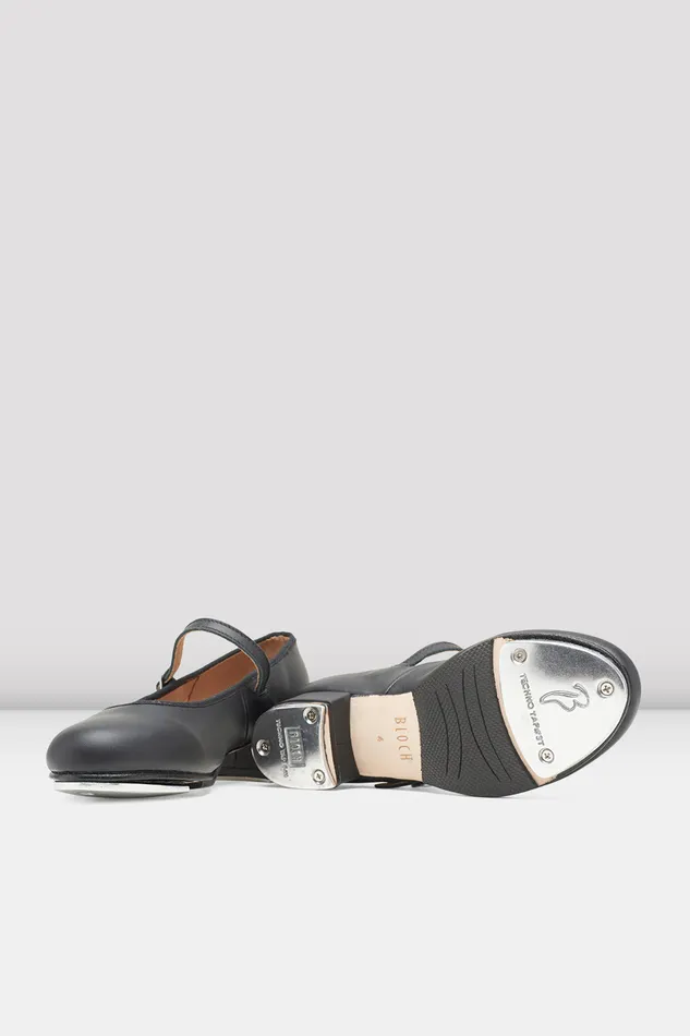 Childrens TapOn Leather Tap Shoes Black Leather Tap Bloch Children