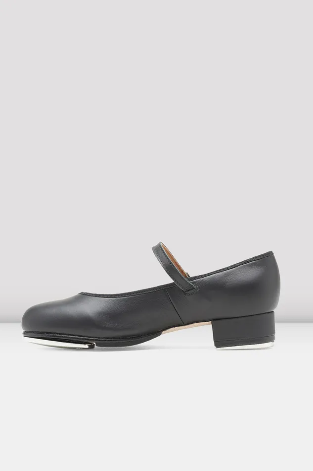 Childrens TapOn Leather Tap Shoes Black Leather Tap Bloch Children